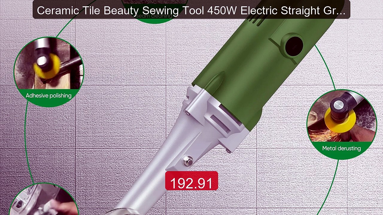 Ceramic Tile Beauty Sewing Tool 450W Electric Straight Grinder 6 V... -- Best Deal 2026 | Shop Now!