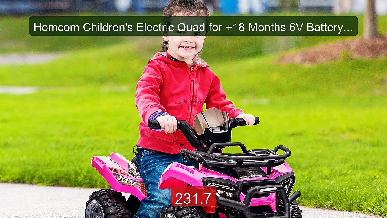 Homcom Children's Electric Quad for +18 Months 6V Battery-Powered ... -- Best Deal 2026 | Shop Now!