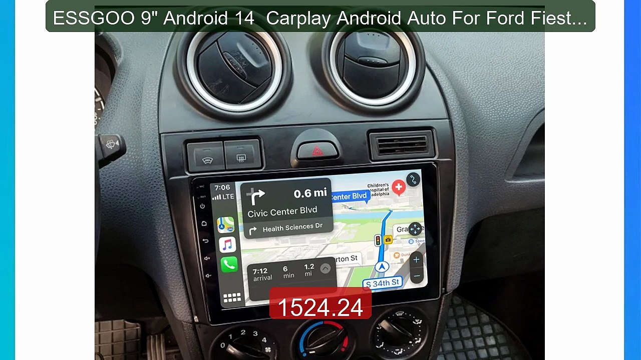 ESSGOO 9" Android 14  Carplay Android Auto For Ford Fiesta MK... -- Amazing Value 2026 | Must Have!