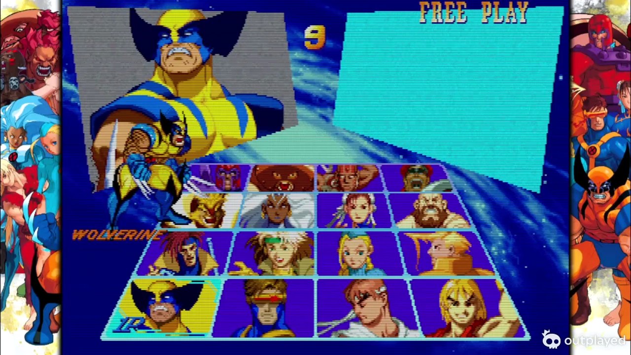X-Men vs. Street Fighter Wolverine Juggernaut