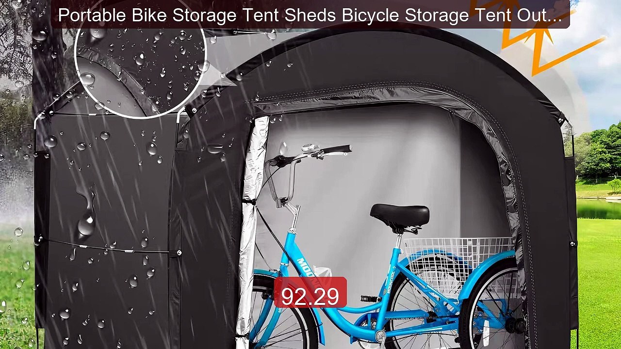 Portable Bike Storage Tent Sheds Bicycle Storage Tent Outdoor... -- Amazing Value 2026 | Must Have!