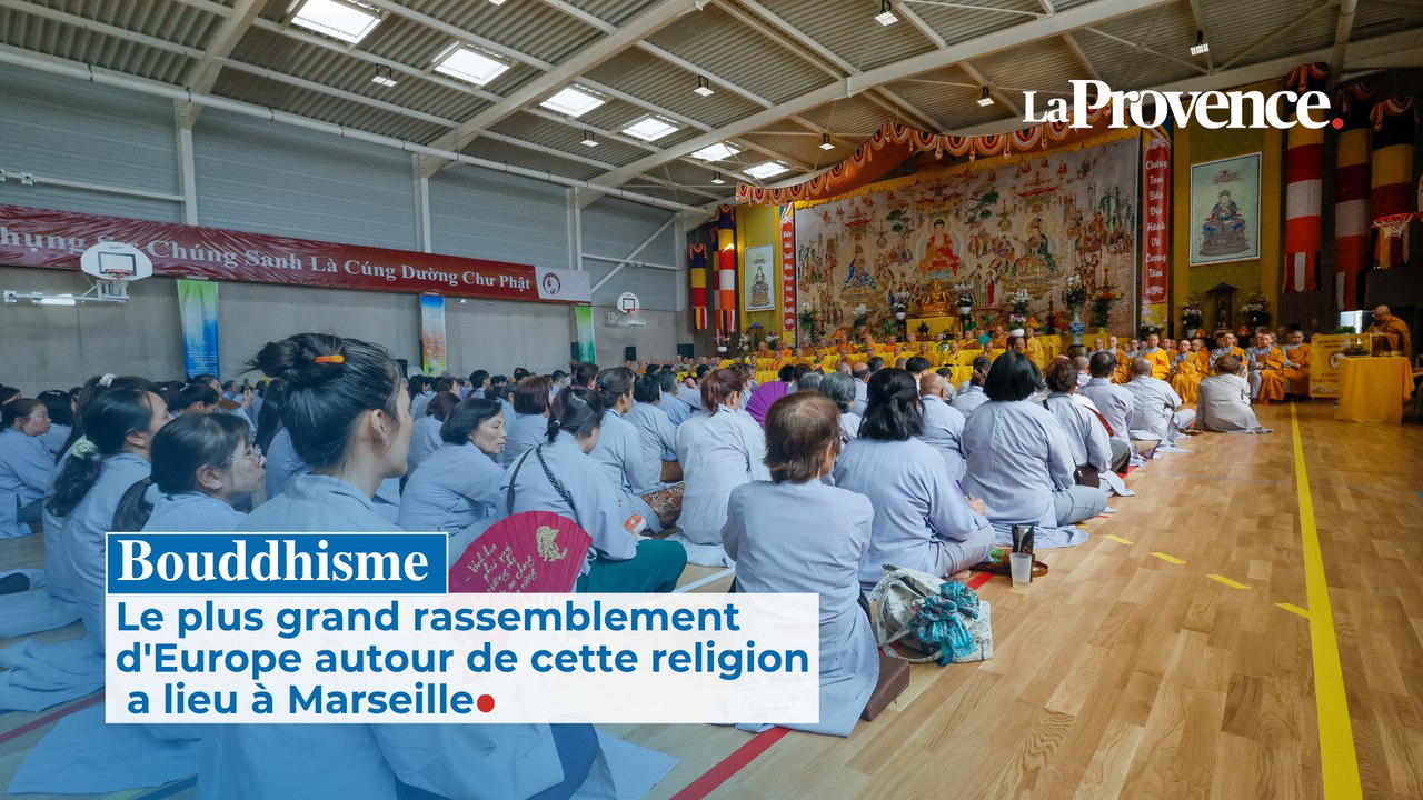 Bouddhisme : le plus grand rassemblement d'Europe autour de cette religion a lieu à Marseille