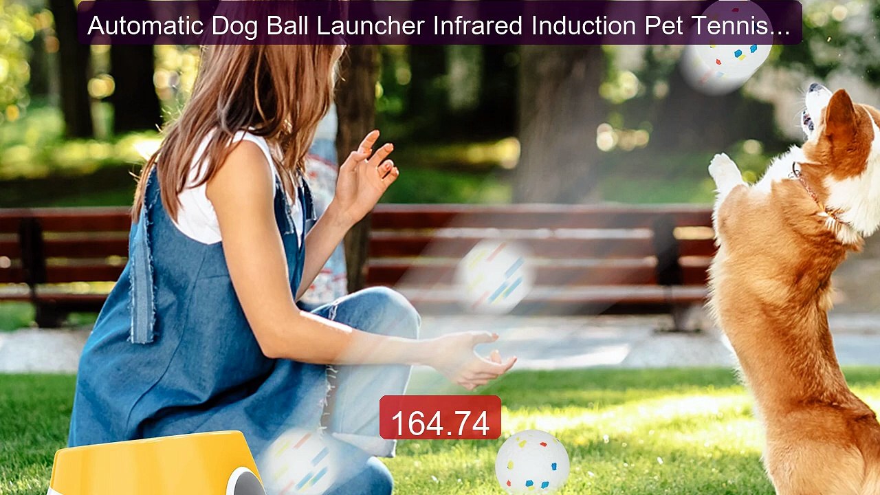 Automatic Dog Ball Launcher Infrared Induction Pet Tennis Thro... -- Best Buy 2026 | Great Quality!