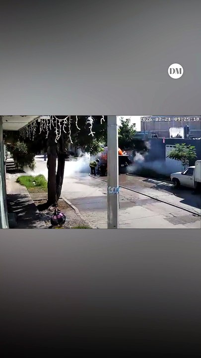 Evacuan a decenas de familias tras peligrosa fuga de gas L.P. en pipa de abastecimiento
