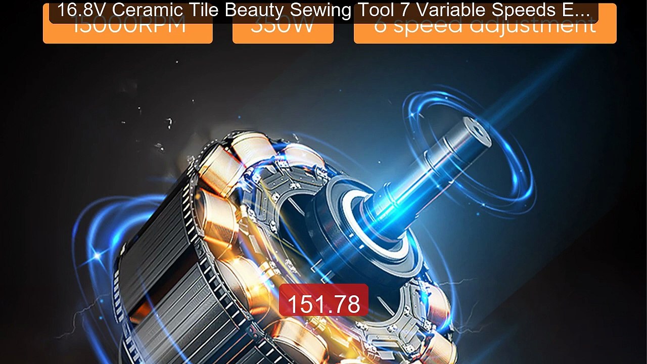 16.8V Ceramic Tile Beauty Sewing Tool 7 Variable Speeds Elect... -- Amazing Value 2026 | Must Have!