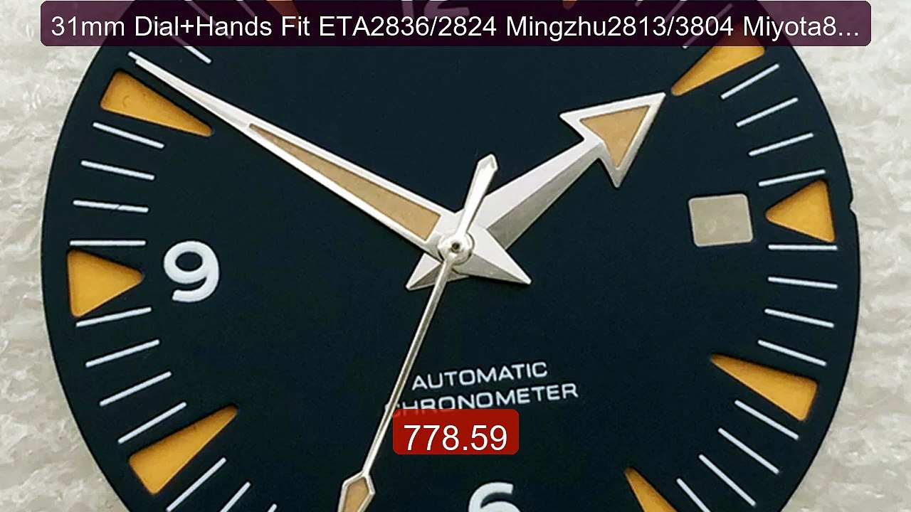 31mm Dial+Hands Fit ETA2836/2824 Mingzhu2813/3804 Miyota8205/8215/... -- Best Deal 2026 | Shop Now!
