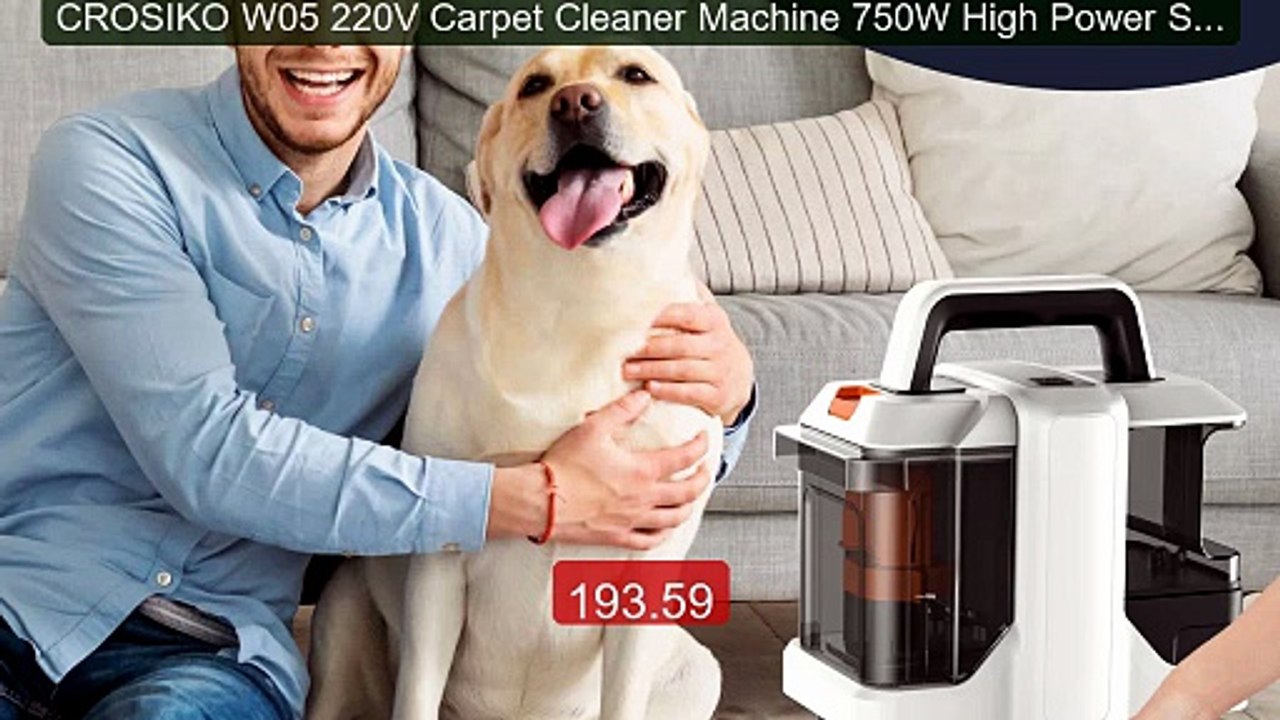 CROSIKO W05 220V Carpet Cleaner Machine 750W High Power Suction Was... -- Top Rated 2026 | Buy Now!