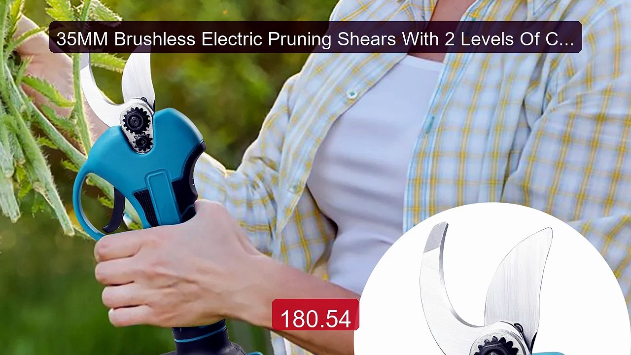 35MM Brushless Electric Pruning Shears With 2 Levels Of Cordl... -- Amazing Value 2026 | Must Have!