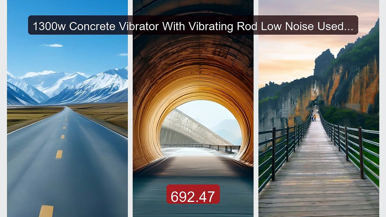 1300w Concrete Vibrator With Vibrating Rod Low Noise Used In Commer... -- Top Rated 2026 | Buy Now!