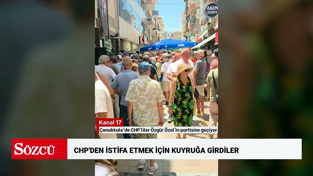 CHP'den istifa etmek için kuyruğa girdiler