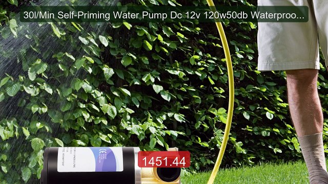 30l/Min Self-Priming Water Pump Dc 12v 120w50db Waterproof Well Pum... Top Rated 2026 | Buy Now!