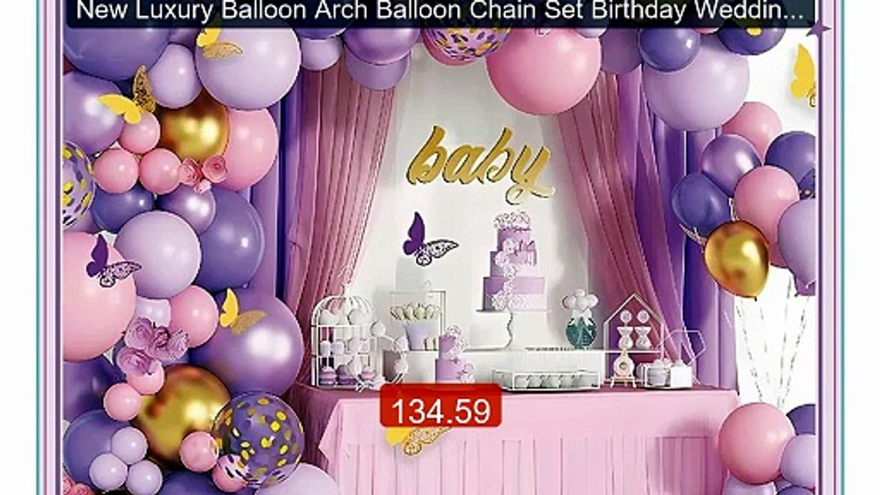 New Luxury Balloon Arch Balloon Chain Set Birthday Wedding Opening... -- Best Deal 2026 | Shop Now!