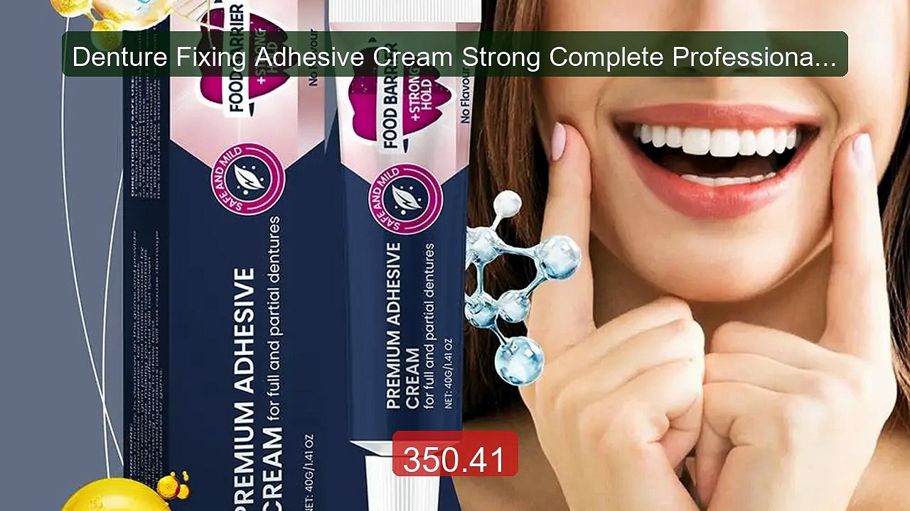 Denture Fixing Adhesive Cream Strong Complete Professional De... -- Amazing Value 2026 | Must Have!