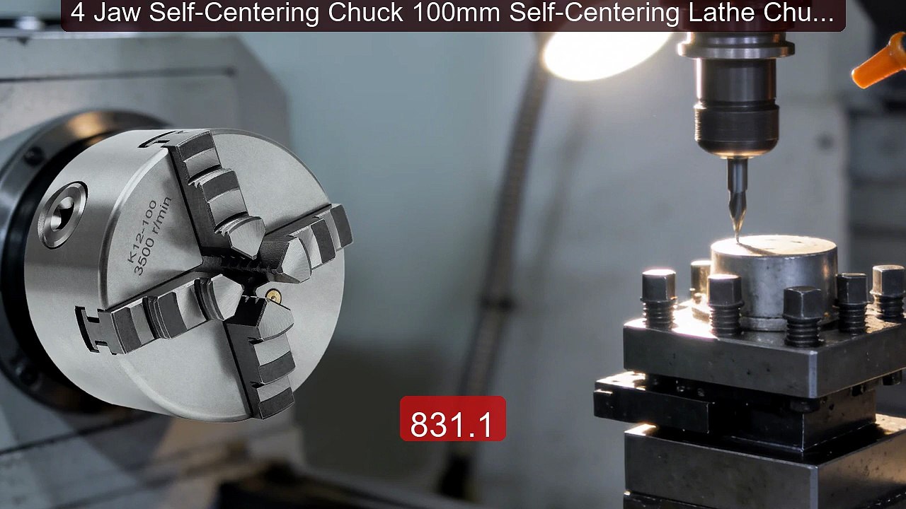 4 Jaw Self-Centering Chuck 100mm Self-Centering...