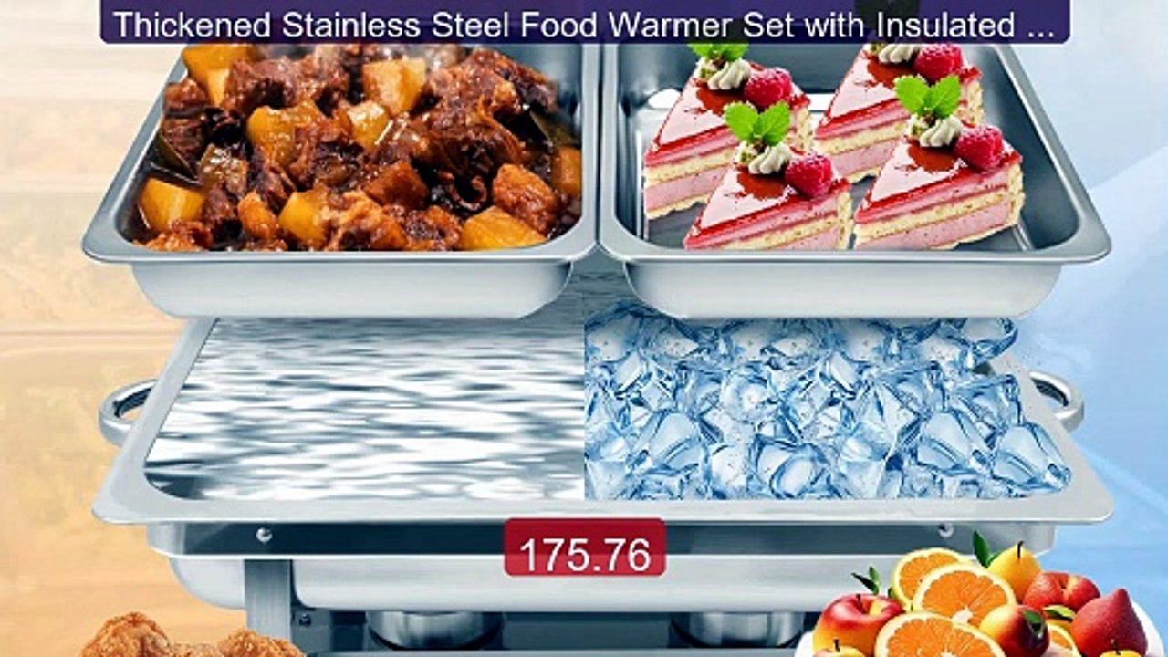 Thickened Stainless Steel Food Warmer Set with Insulated Lid W... -- Hot Deal 2026 | Limited Offer!