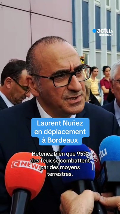 « Ça suffit le France bashing » : après le drame de Mérignac, Laurent Nuñez défend les moyens de lutte contre les incendies
