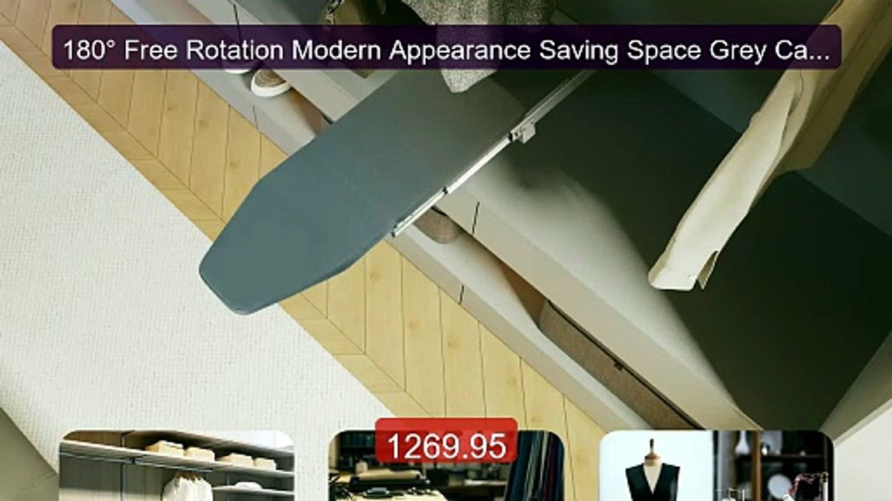 180° Free Rotation Modern Appearance Saving Space Grey Cabinet Moun... -- Top Rated 2026 | Buy Now!