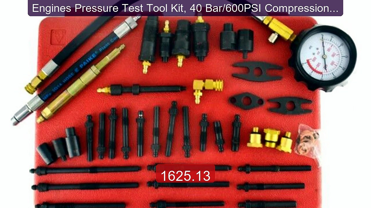 Engines Pressure Test Tool Kit, 40 Bar/600PSI C...