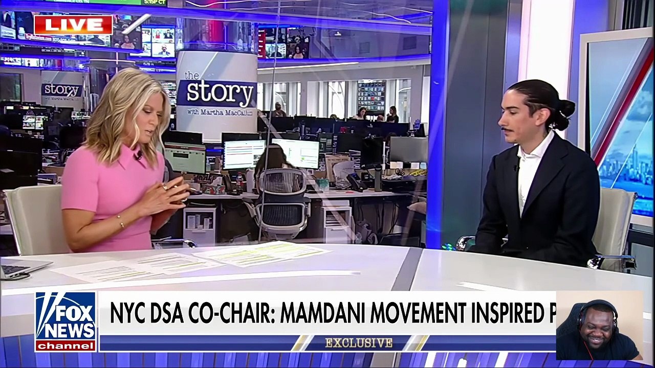 Fox News Host Leaves DSA Co-Chair Speechless on LIVE TV