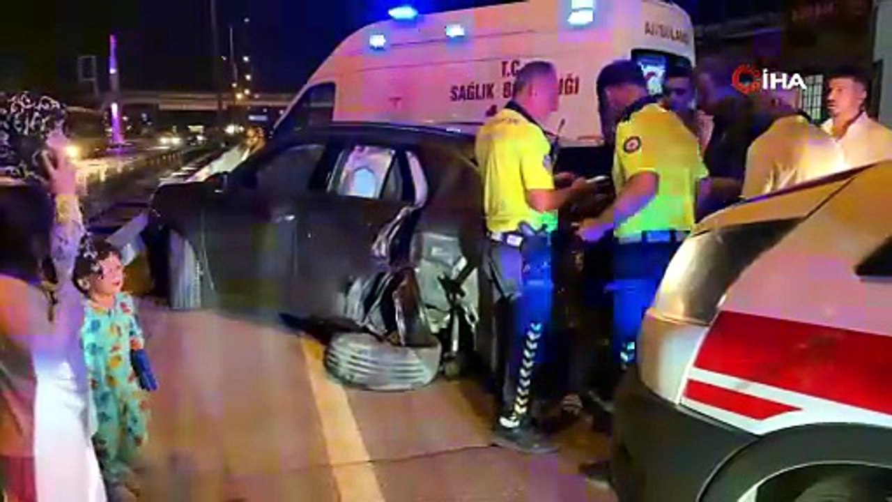 Alkollü sürücünün karıştığı kazada 4 kişi yaralandı