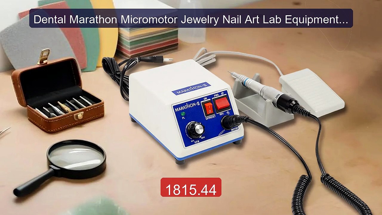 Dental Marathon Micromotor Jewelry Nail Art Lab...
