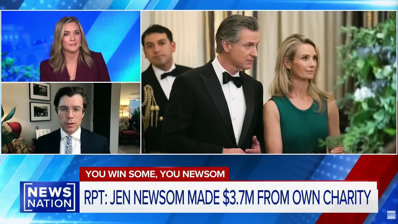 Gavin Newsoms Wife Goes Into Word Salad After MsNow Host Pressures Her