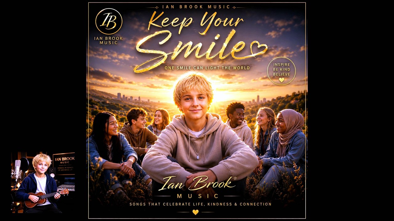 Keep Your Smile. 😊 New Release – Keep Your Smile 😊 G-Rated. Happy Pop. Ian Brook Music