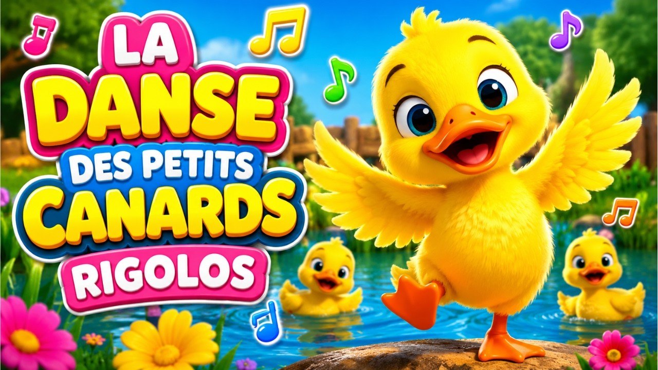 🦆 La Danse des Petits Canards Rigolos 🦆 | Chanson pour Enfants | Comptine à Danser | Coin Coin !