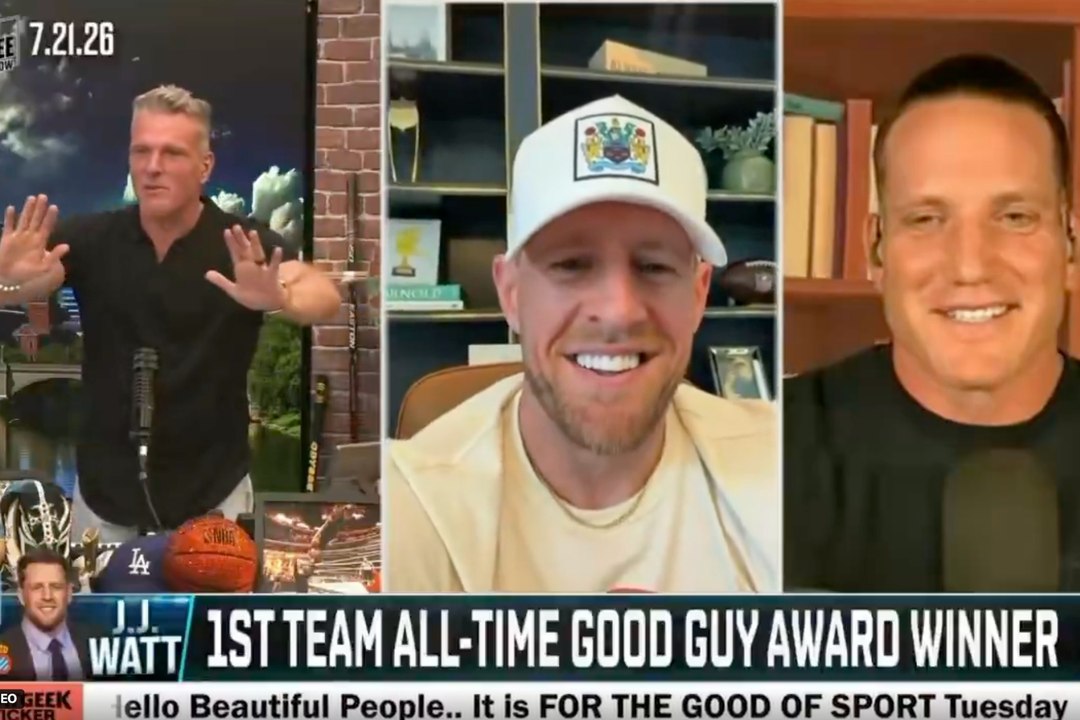 J.J. Watt puts Pat McAfee on the spot with brutal ESPN layoffs joke during live interview