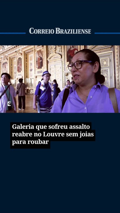 Galeria que sofreu assalto reabre no Louvre sem joias para roubar