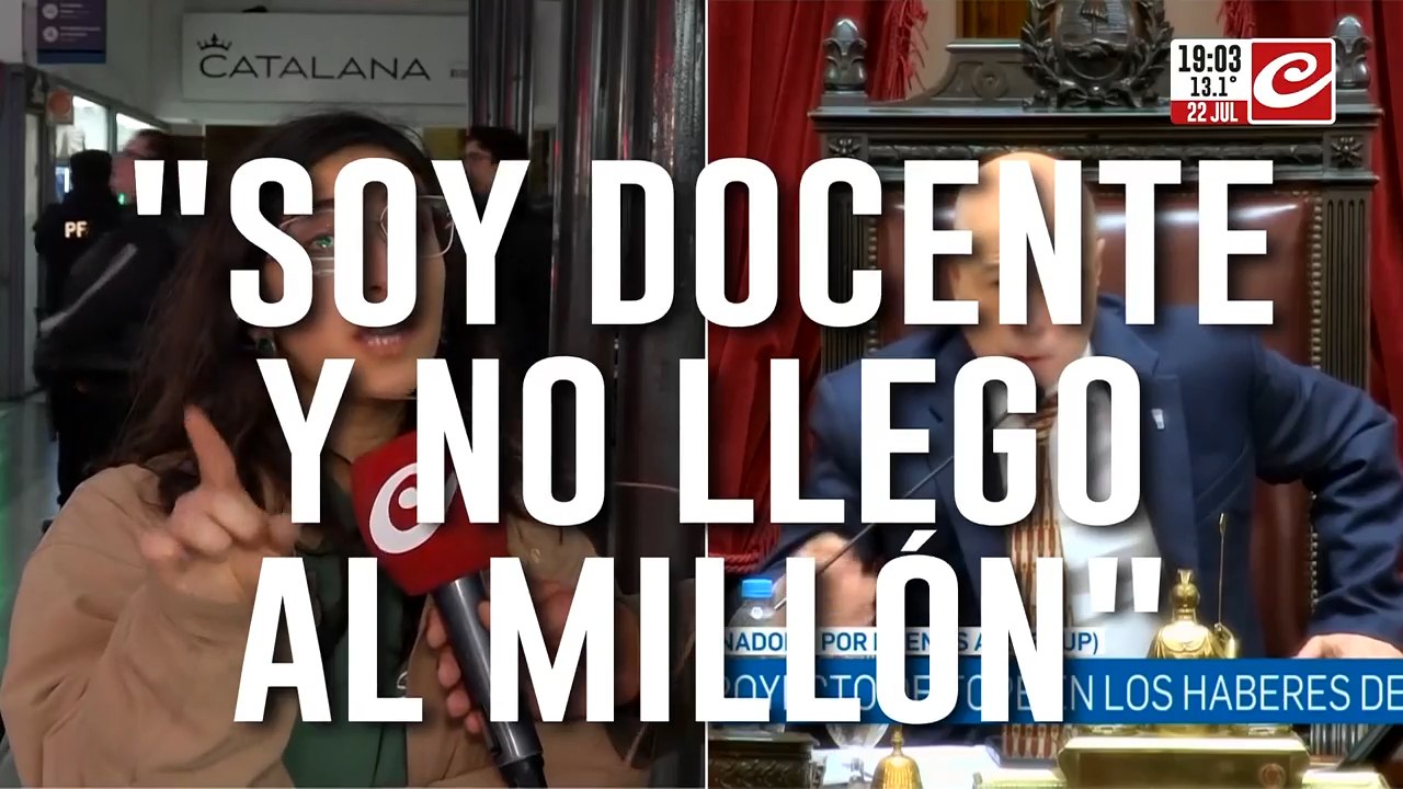 Testimonios degarradores: "Soy docente y no llego al millón"