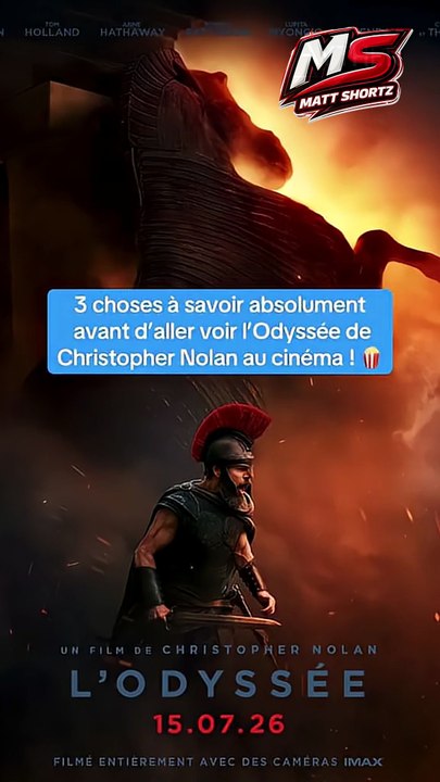 3 choses à savoir avant de voir l’Odyssée au cinéma 🤔