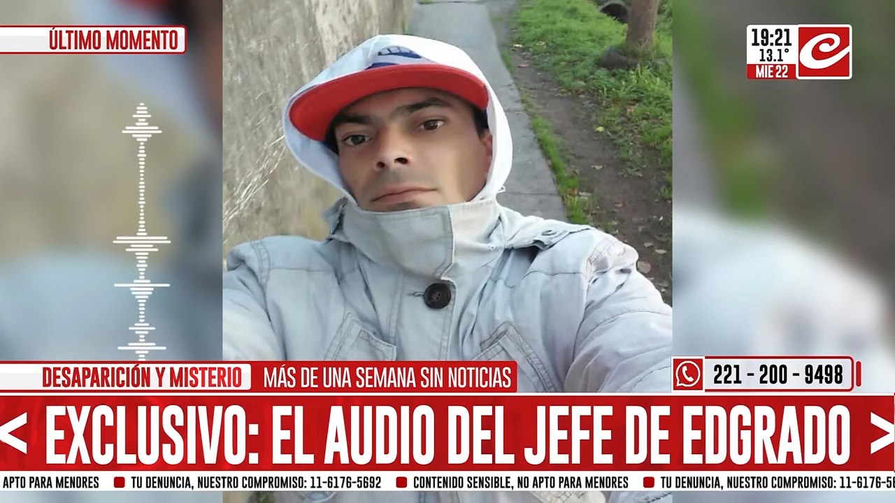 Exclusivo: el audio del jefe de Edgardo