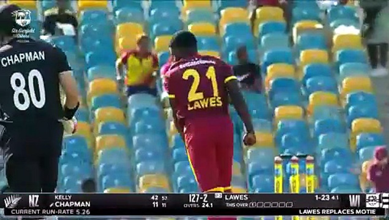 WI BEAT NZ IN 5TH ODI