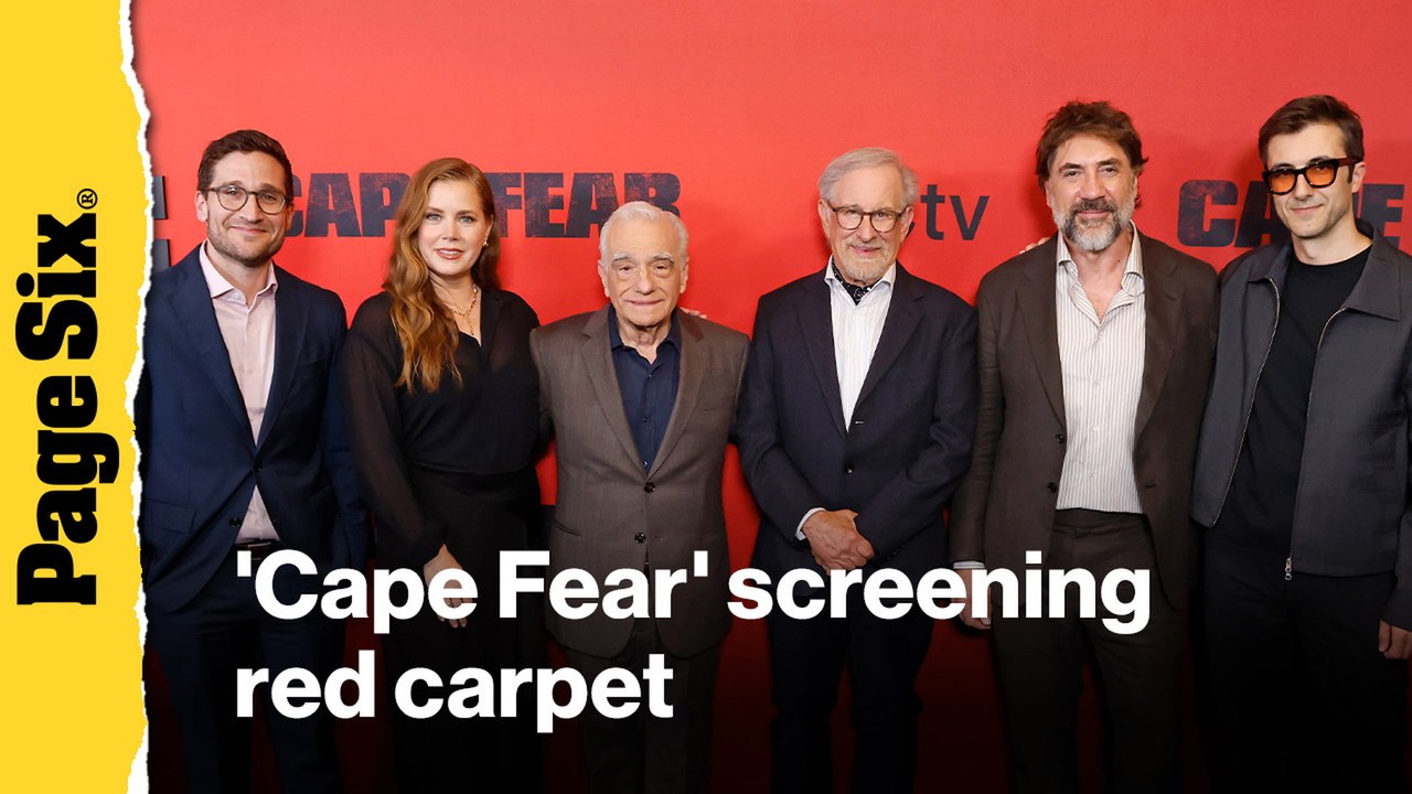 Amy Adams, Javier Bardem and more attend Apple TV's 'Cape Fear' screening
