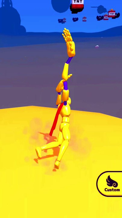 Rubber Jumping : Slingshot Doll Gameplay |Level 20| #gaming #trending #asmr #rubberjumpingslingshotdollgameplay