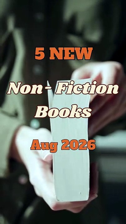 5 New Non Fiction Books Aug 2026