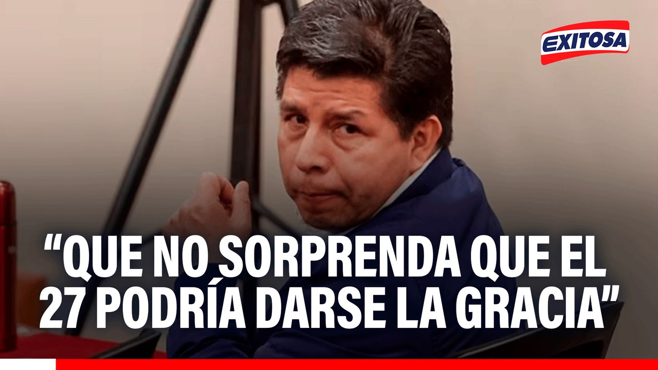 José Balcázar cometería un delito si da gracia presidencial a Pedro Castillo, según Elio Riera