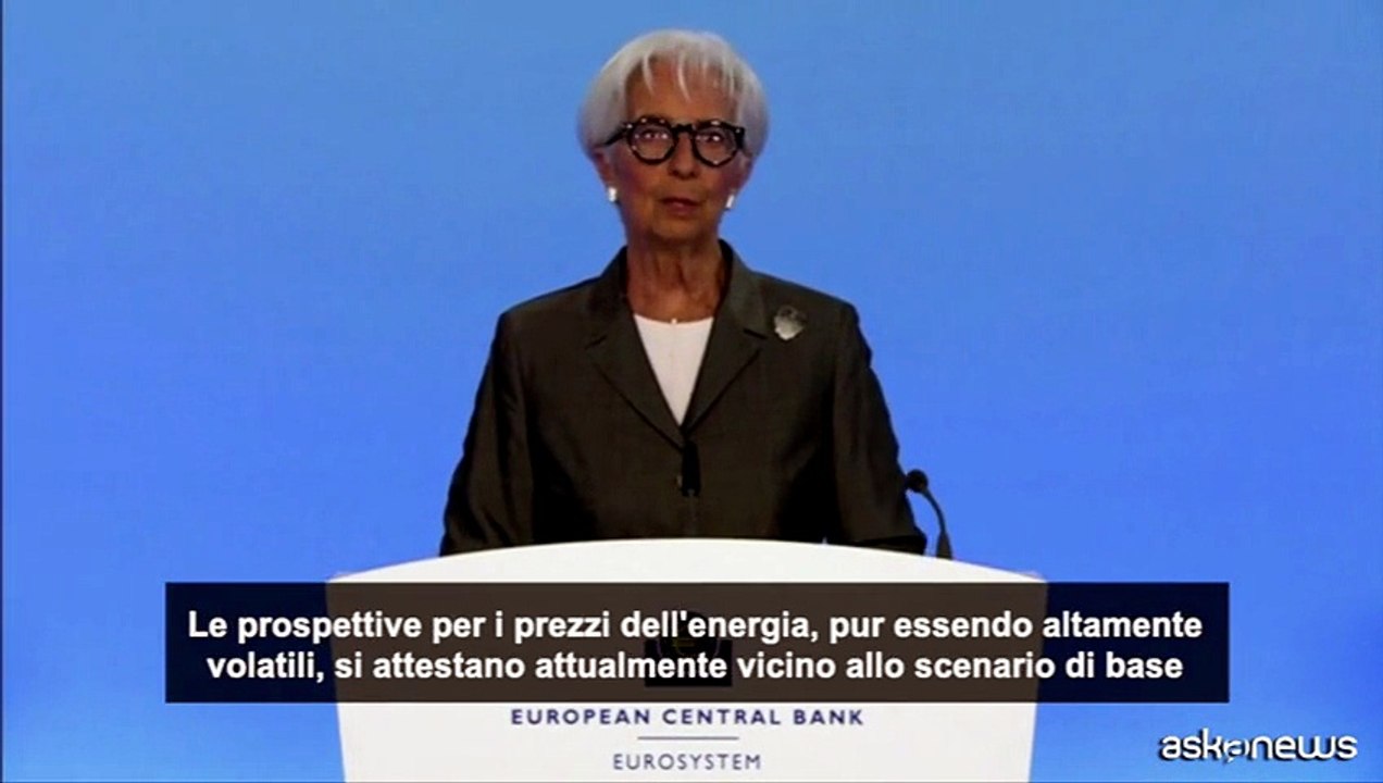 Lagarde (Bce): "Per ora tassi fermi, decisione unanime"