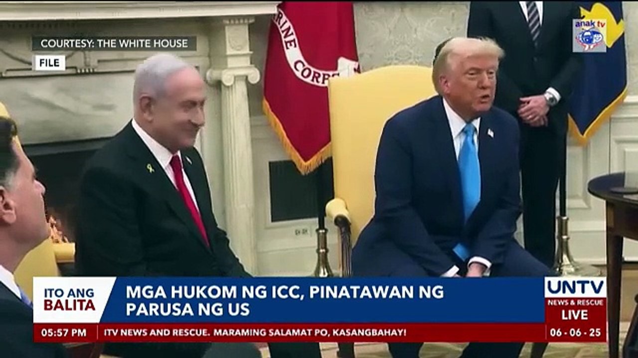 Mga hukom ng ICC, pinatawan ng parusa ng US [Full Movie]