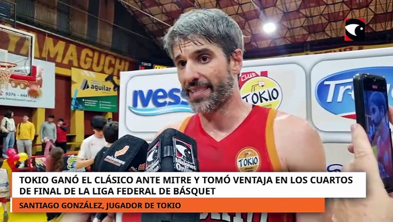 Tokio ganó el clásico ante Mitre y tomó ventaja en los cuartos de final de la Liga Federal