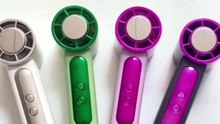 VUUV Handheld High-Speed Cooling Fan – Transparent Mecha USB Rechargeable Mini Desktop & Portable Fan