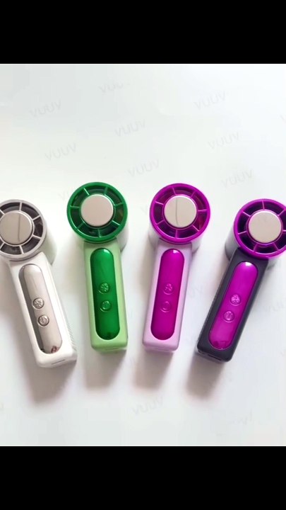 VUUV Handheld High-Speed Cooling Fan – Transparent Mecha USB Rechargeable Mini Desktop & Portable Fan