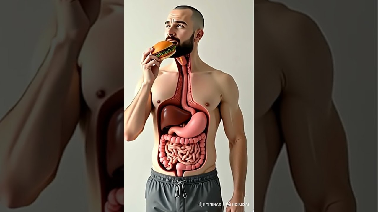 Inside Your Body: What Happens When You Eat a Burger 🍔 | 3D Animation