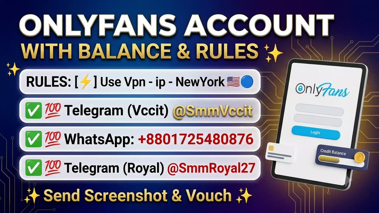 I Have Onlyfans Account With $50 Balance For Sale! At Chap Price