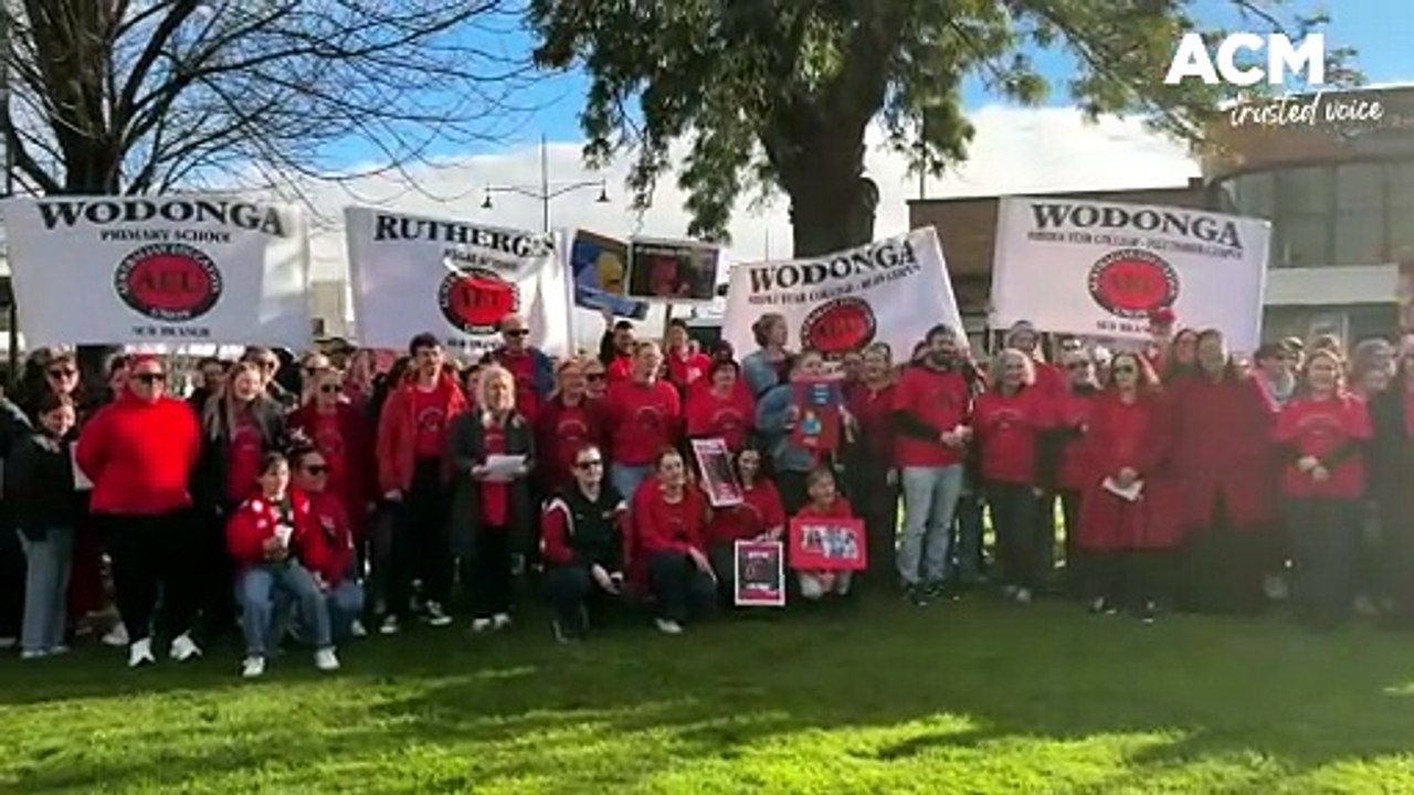 Teachers strike across Victoria