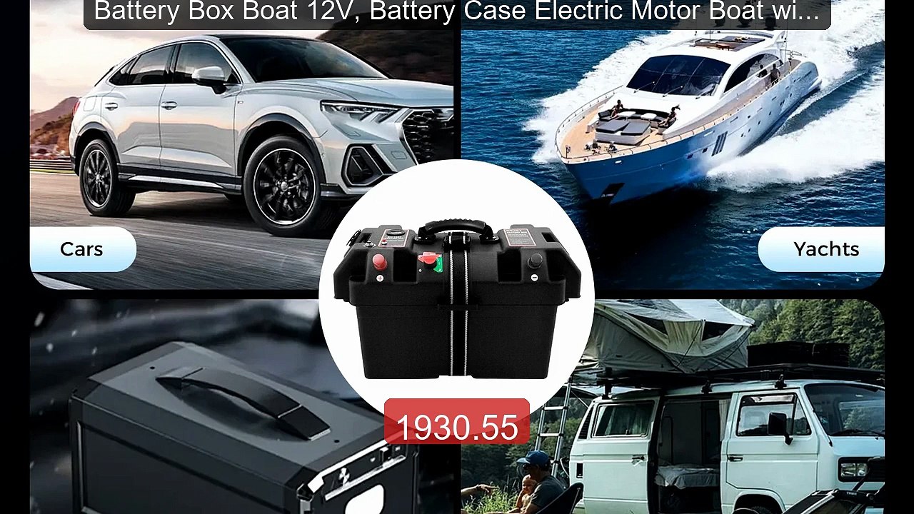 Battery Box Boat 12V, Battery Case Electric Motor Boat with Fixing ... -- Top Rated 2026 | Buy Now!