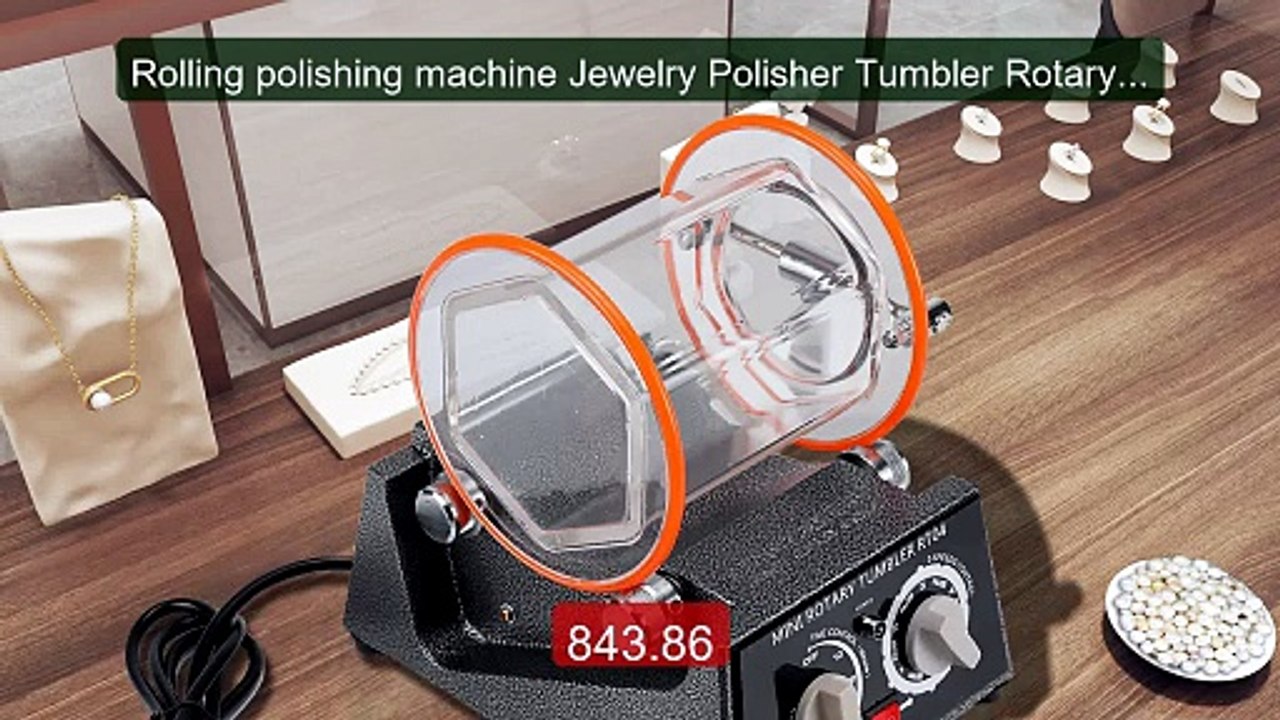 Rolling polishing machine Jewelry Polisher Tumbler Rotary P... -- Top Pick 2026 | Unbeatable Price!