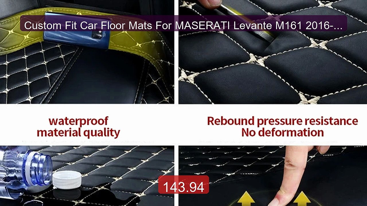Custom Fit Car Floor Mats For MASERATI Levante M161 2016-present 5 ... -- Top Rated 2026 | Buy Now!