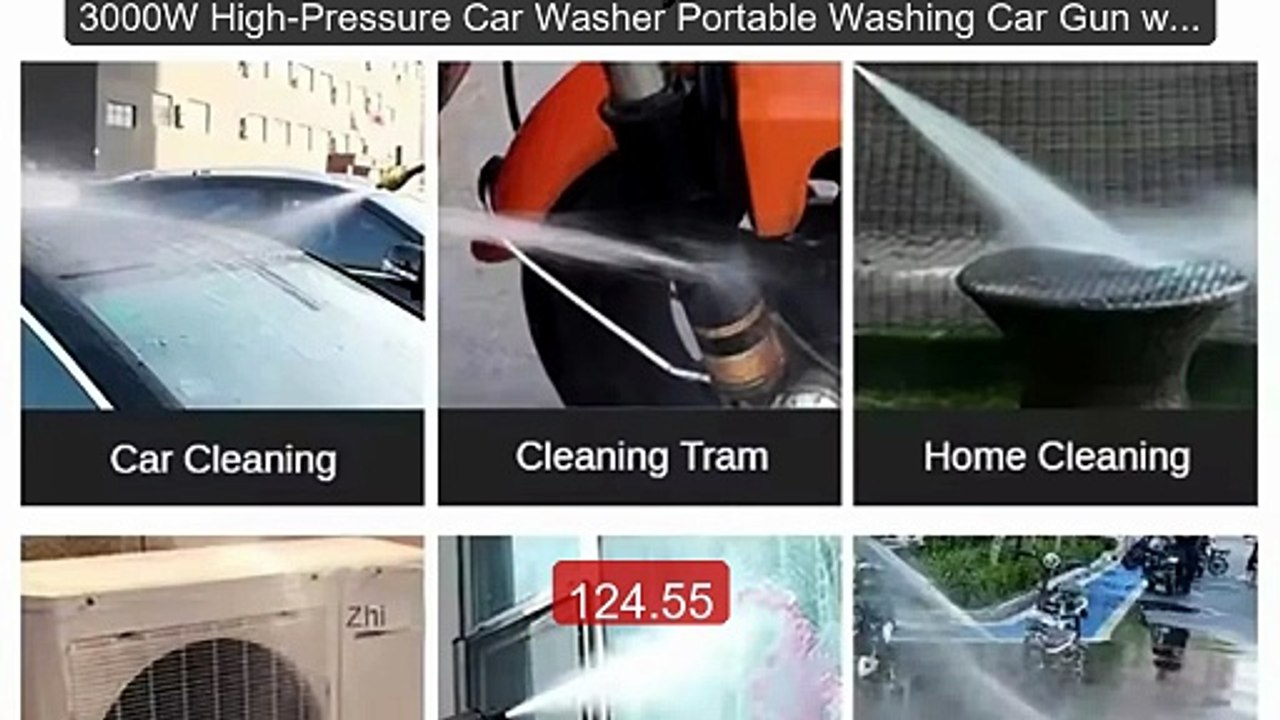 3000W High-Pressure Car Washer Portable Washing Car Gun with 3 Vers... -- Top Rated 2026 | Buy Now!